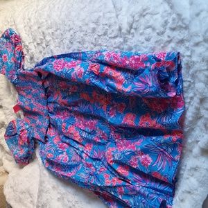 Lilly pultizer maxi skirt set